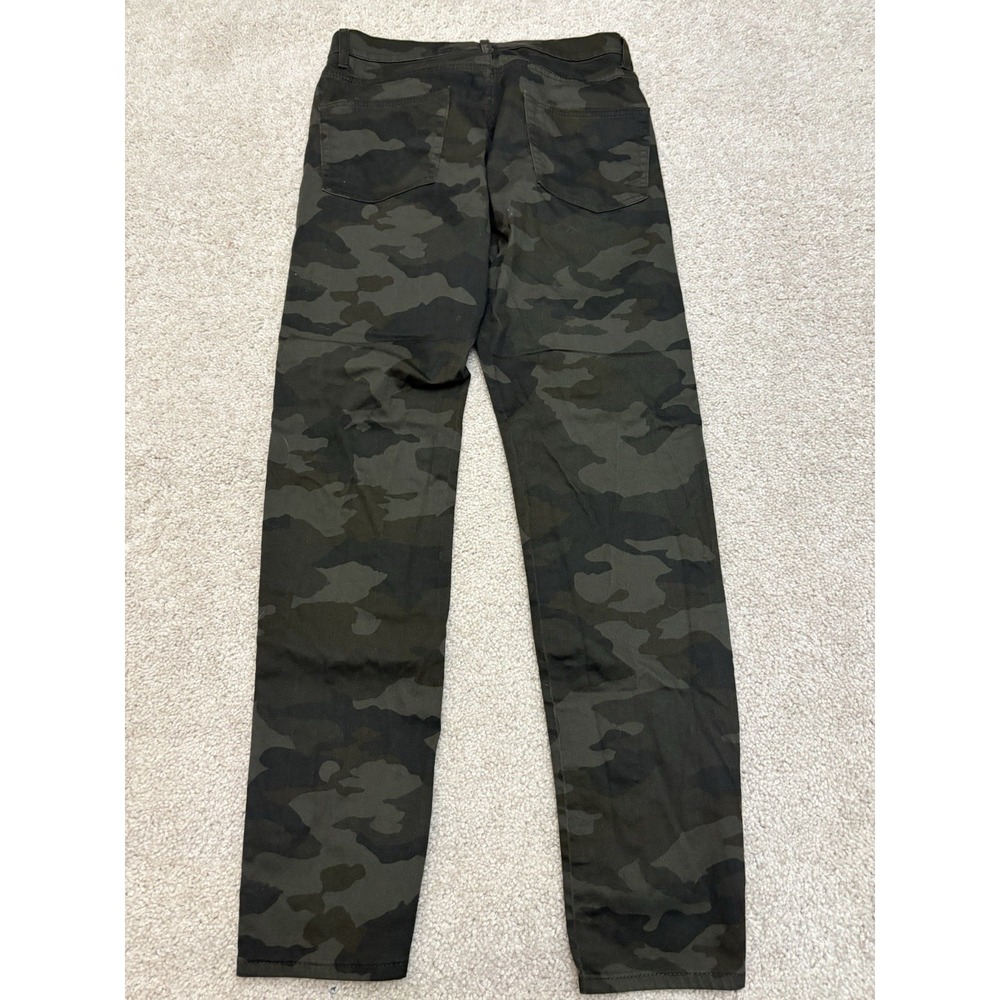 Women's Uniqlo Camo Green Skinny Jeans Pants Size 7 Preppy - Picture 4 of 7